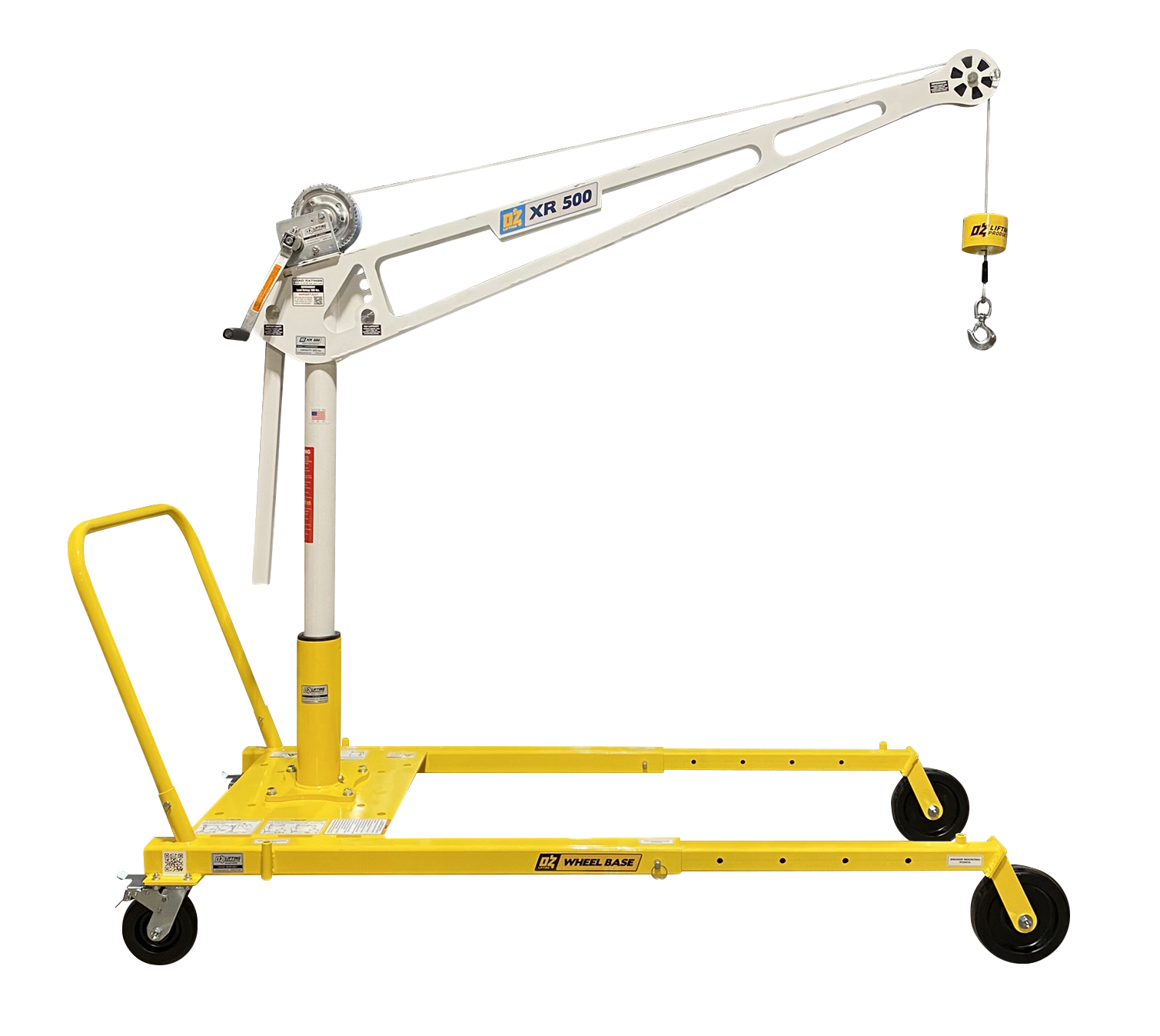 Oz Lifting Launches Davit Crane Wheel Base