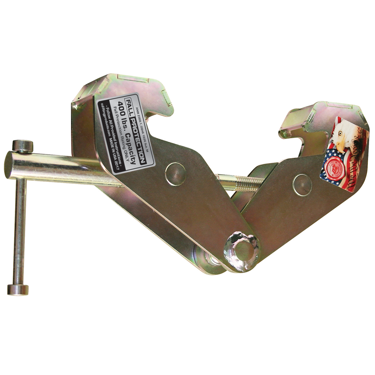 1 Ton AMH   BCD-01 All Material Handling BCD-01 Beam Clamp with Shackle 