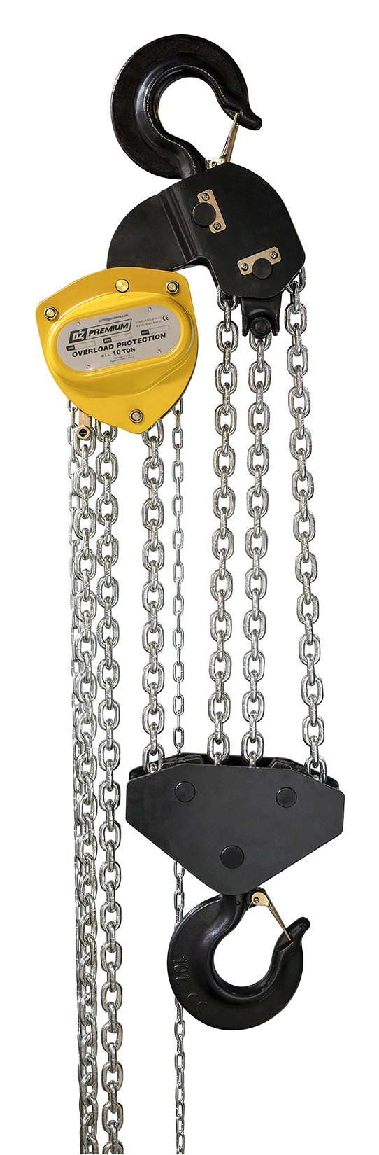OZ Premium Chain Hoist w/Overload Protection - OZ Lifting Products
