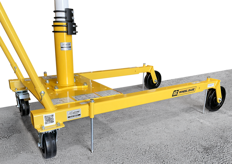 OZ Wheel Base - For OZ Lifting davit cranes up to 1200lbs capacity