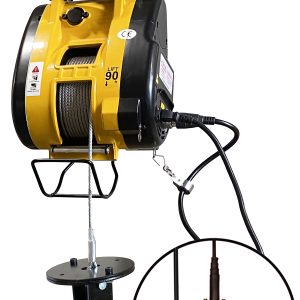500 lb Electric Builder's Hoist with 90 ft of lift