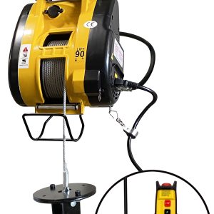 500 lb Electric Builder's Hoist with 90 ft of lift & wireless adapter