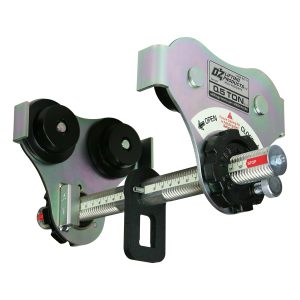 0.5 T Push Beam Trolley with up to 12 inch flange width (Made in USA)