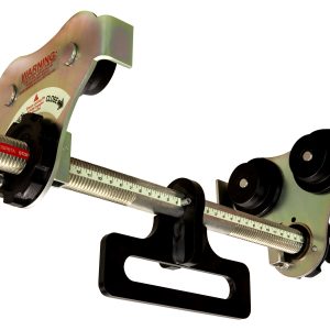 0.5 T Push Beam Trolley with up to 16 inch flange width and integrated OBH hanger (Made in USA)