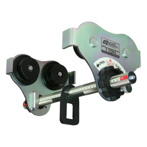 1 T Push Beam Trolley with up to 16 inch flange width (Made in USA)