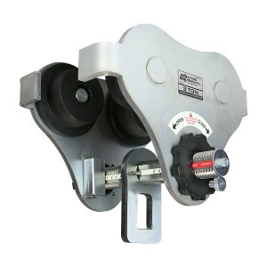 3 T Push Beam Trolley with up to 8 inch flange width (Made in USA)