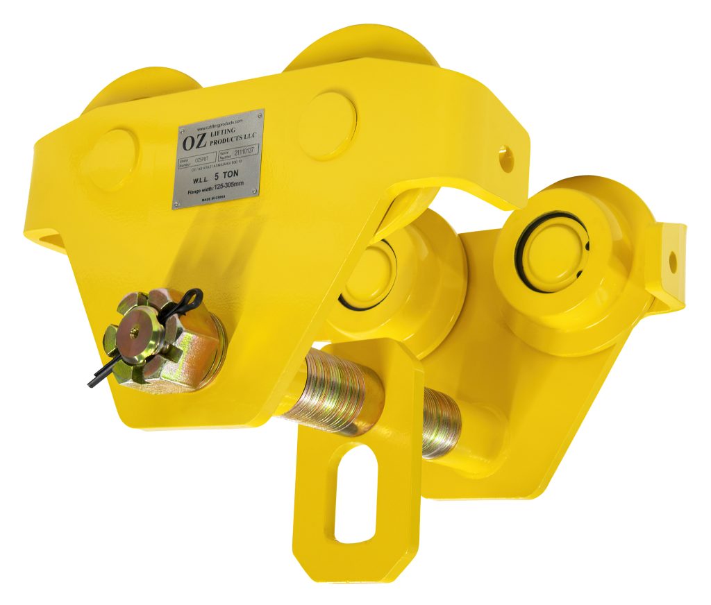 5 T Push Beam Trolley | OZ Lifting Products