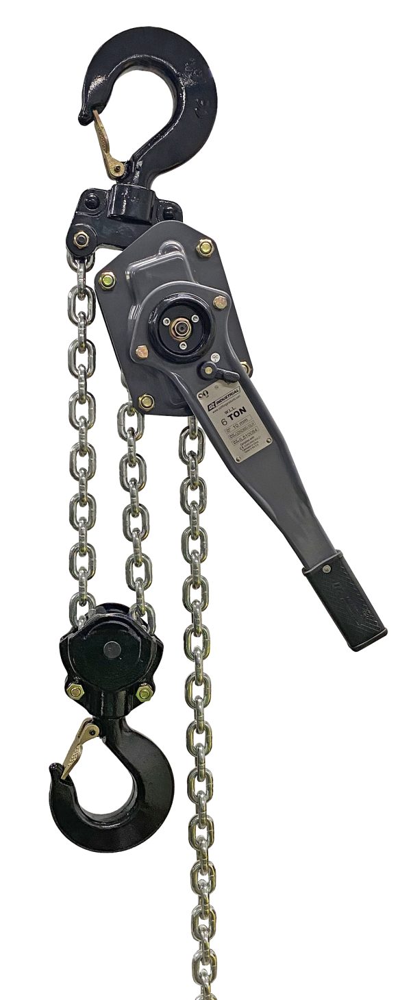 6 T Industrial Lever Hoist 15 ft lift | OZ Lifting Products