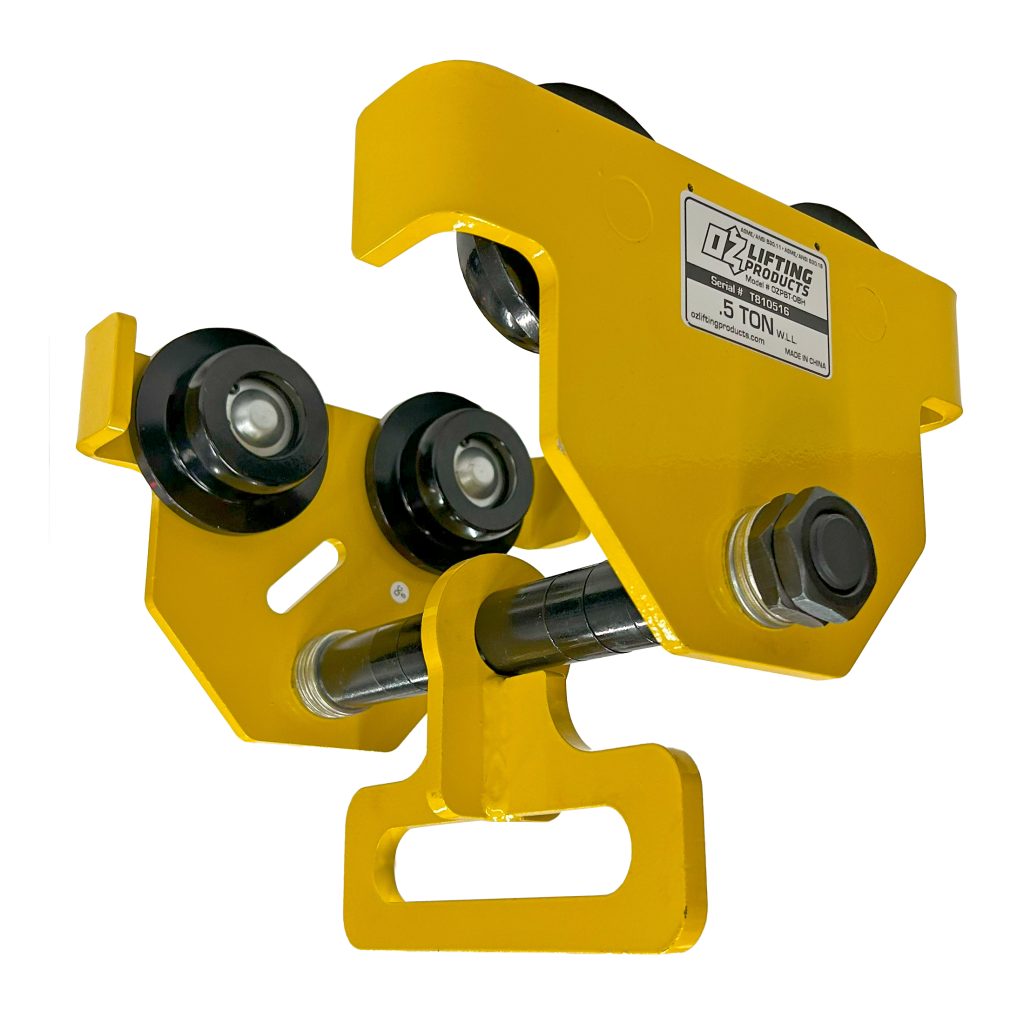 Push Beam Trolley with integrated hanger for use With OBH500 and