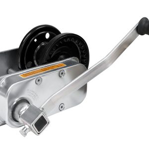 2500 lb carbon steel hand winch (Drill drive adapter included)