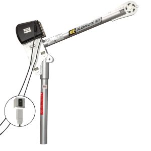 500 lb Alumi-Lite® davit crane with 115V AC electric winch