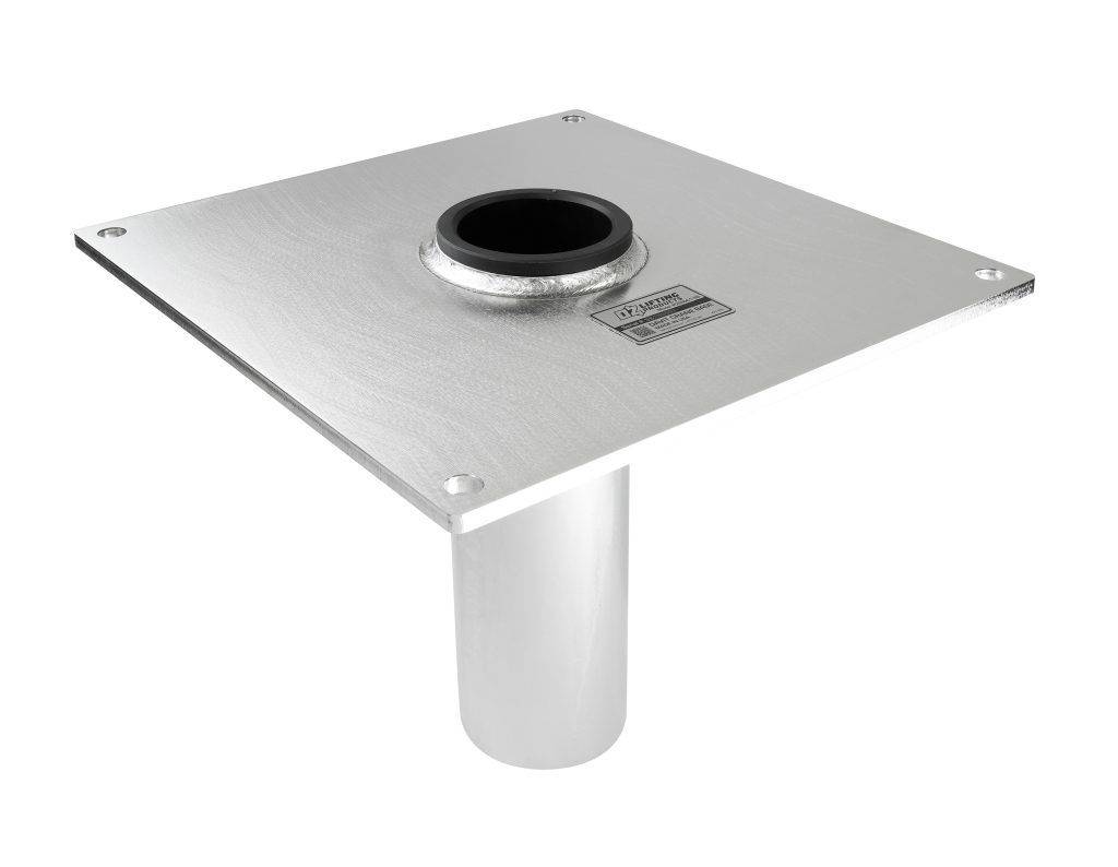 Socket base in stainless steel, for use with OZ1200DAV davit crane | OZ ...